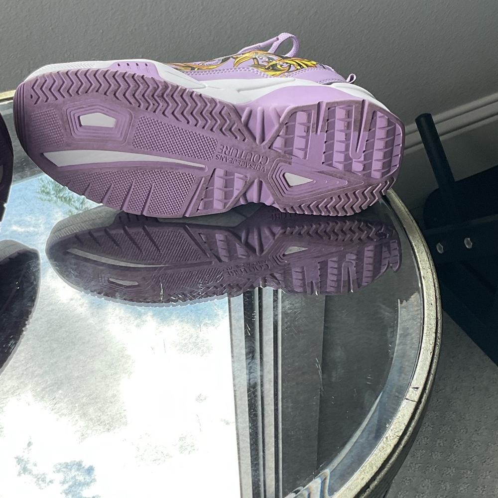 Versace Jeans Collection Lavender and White Sneakers - Picture 6 of 6